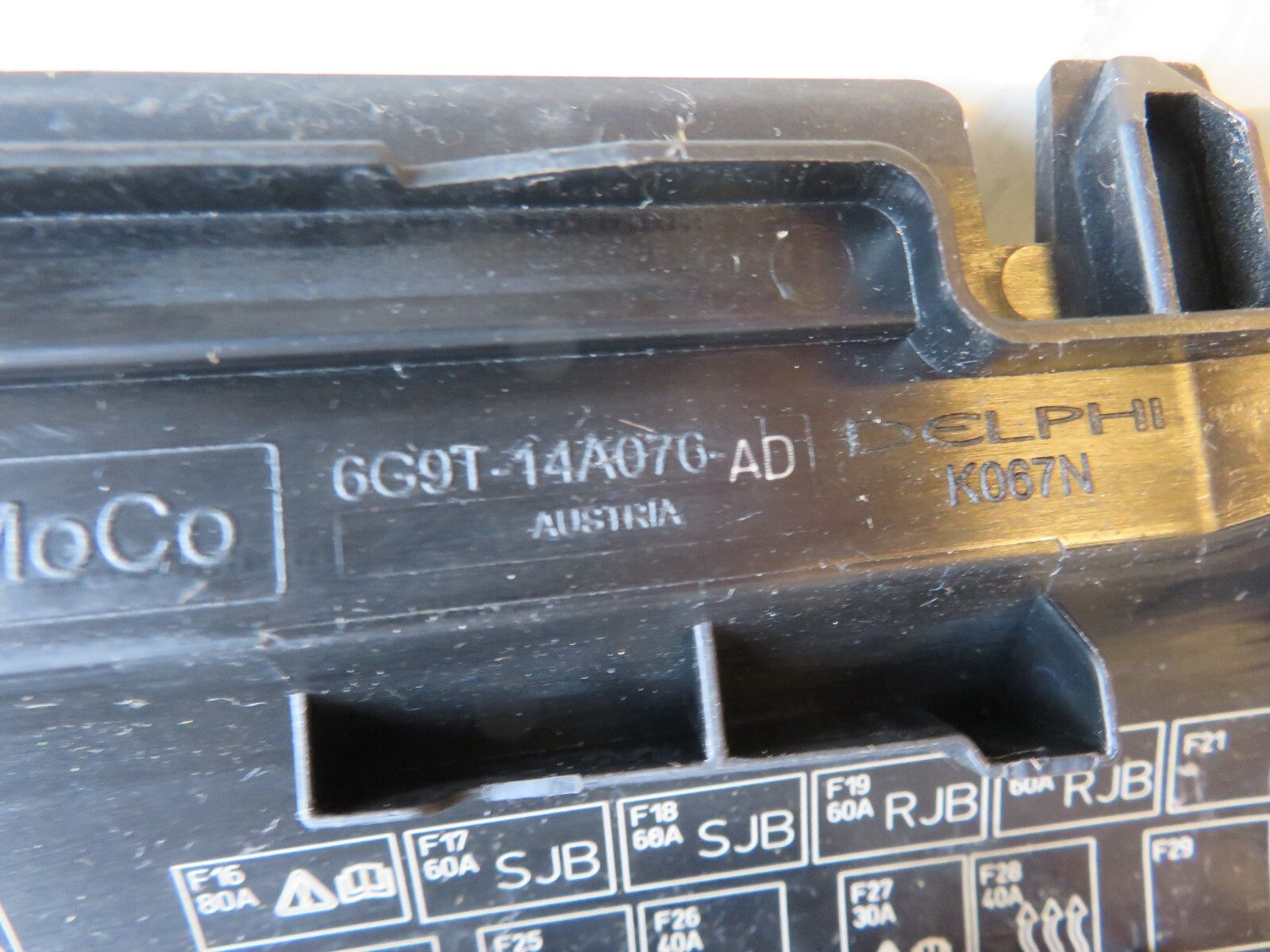 FORD GALAXY MK3 ENGINE BAY FUSE BOX COVER 6G9T-14A076-AD 2007-2010 AM1006-5