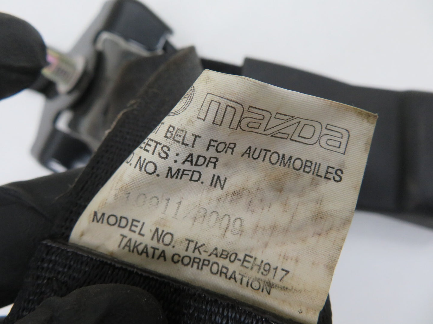 MAZDA CX7 REAR MIDDLE SEAT BELT WITH BUCKLE 2008-2012 1325-8