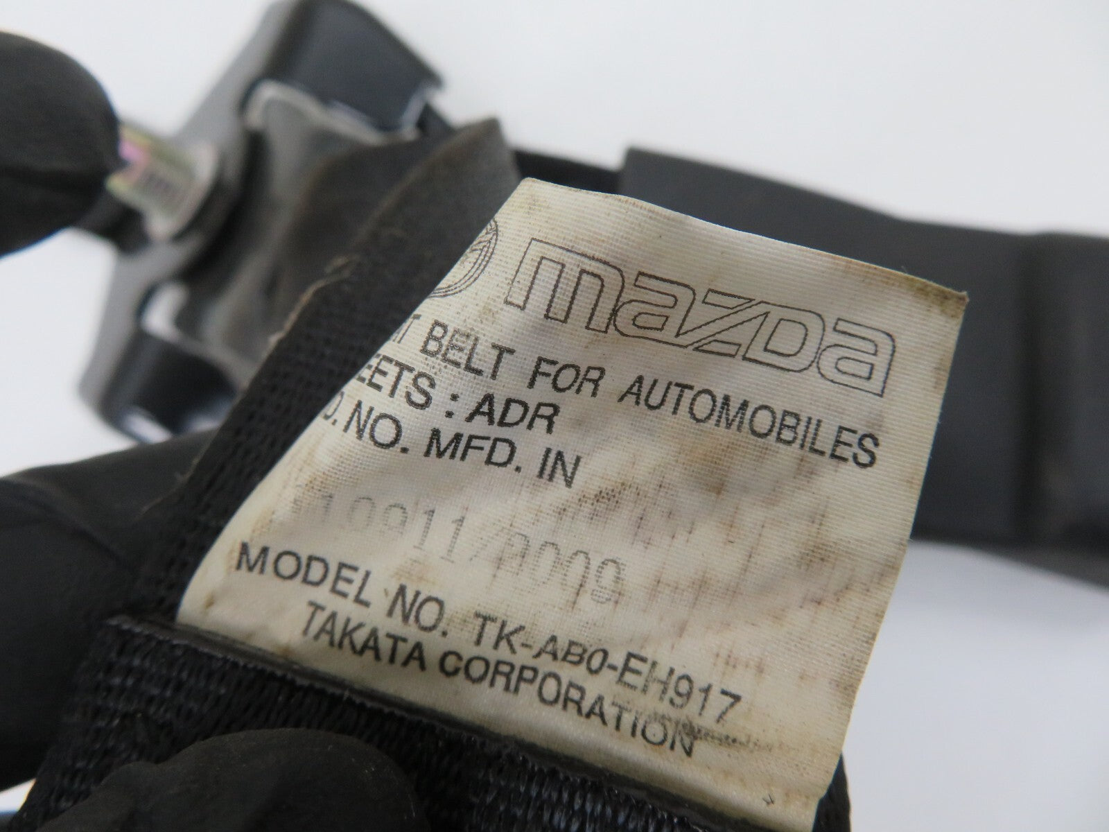 MAZDA CX7 REAR MIDDLE SEAT BELT WITH BUCKLE 2008-2012 1325-8