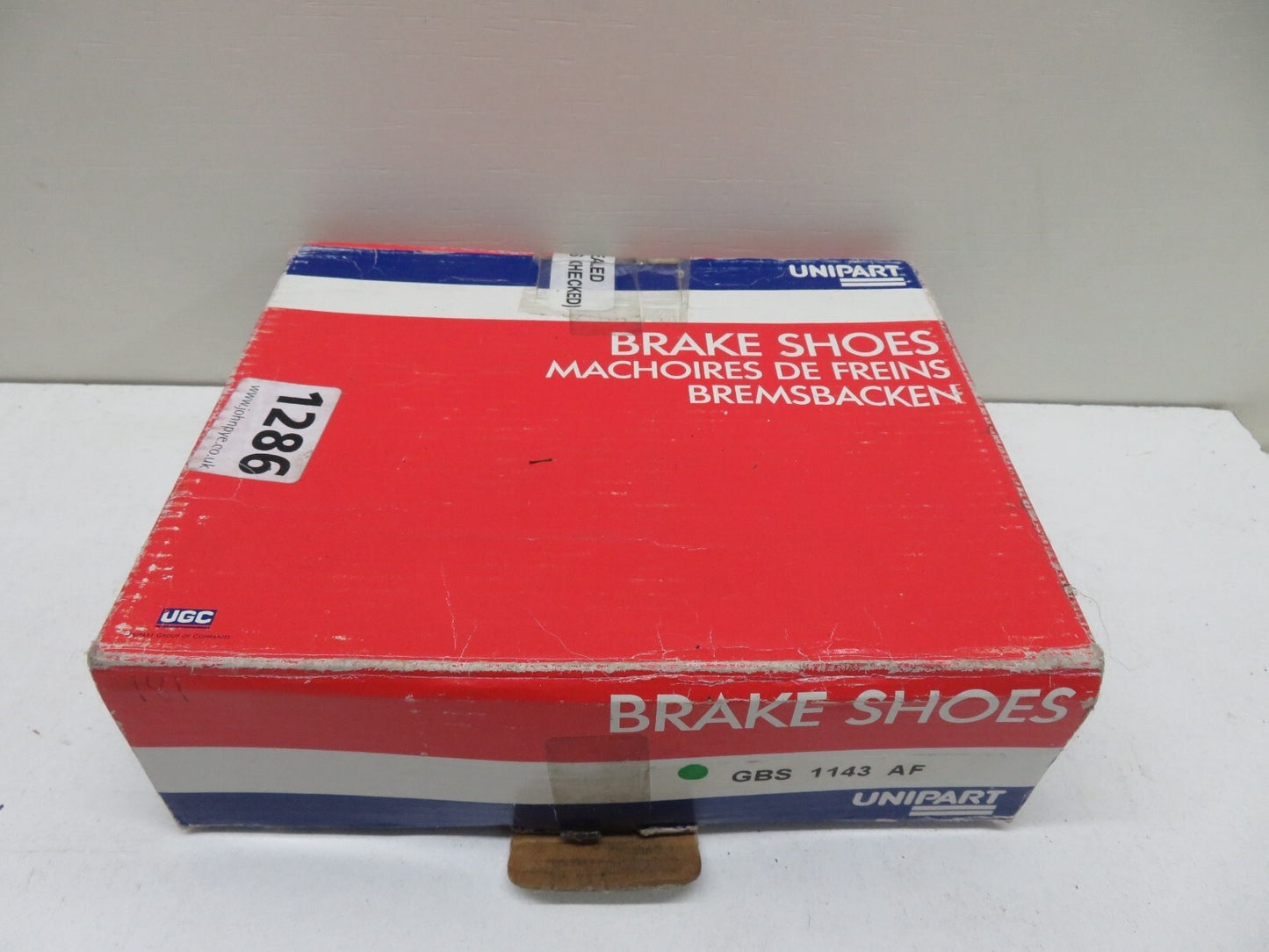 REAR BRAKE SHOES FOR FIAT PUNTO 1993-1999 UNIPART GBS1143AF