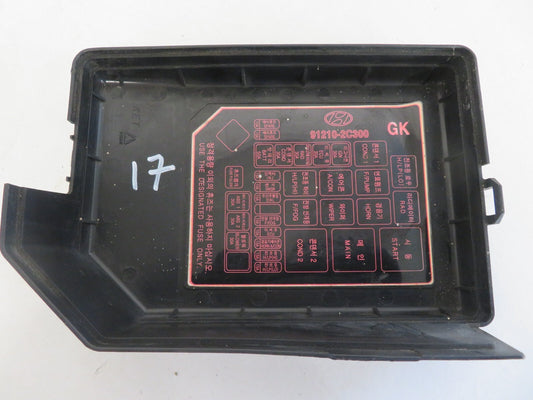 HYUNDAI TIBURON COUPE ENGINE BAY FUSE BOX COVER 91210-2C300 1996-2001 MIX1411-17