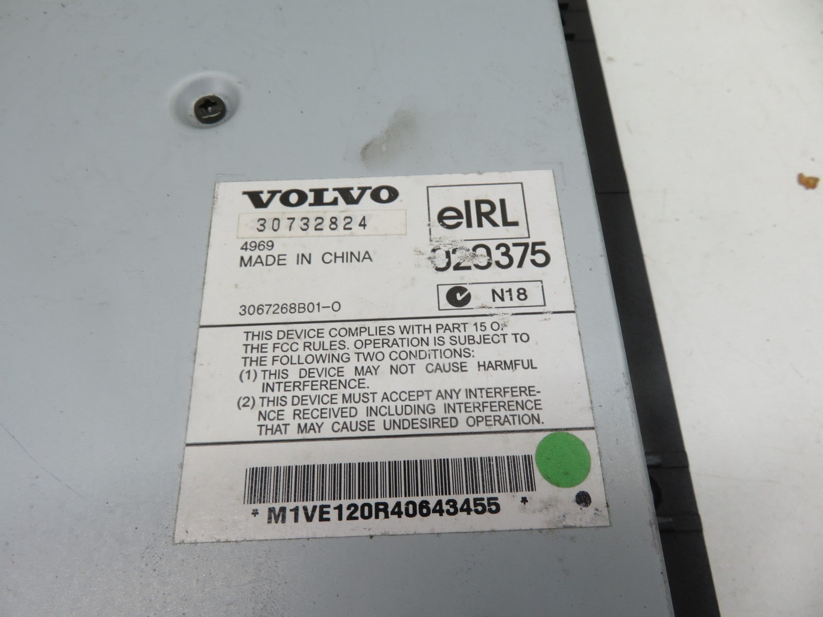 VOLVO V50 AUDIO AMPLIFIER 30732824 2004-2008 HN54-2