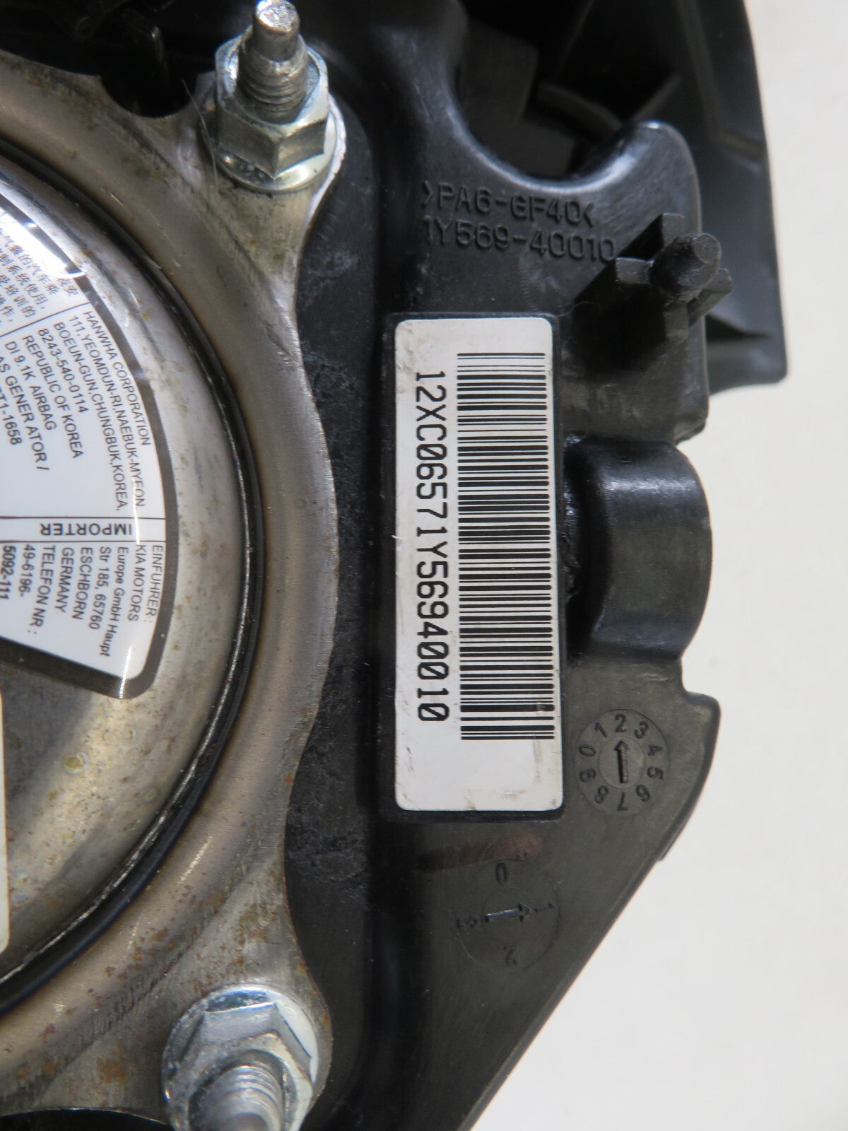 KIA PICANTO STEERING WHEEL AIR BAG KIA 2011-2015 KIAMIX1342-7