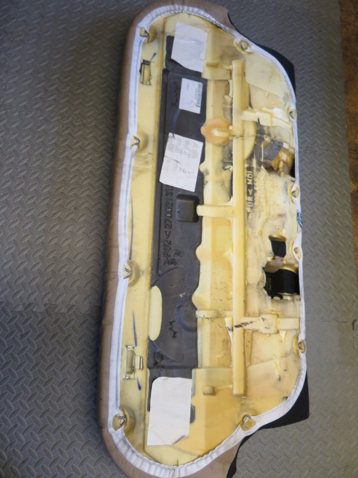 BMW X5 E53 REAR LEATHER SEAT BASE BEIGE CREAM 2000-2006