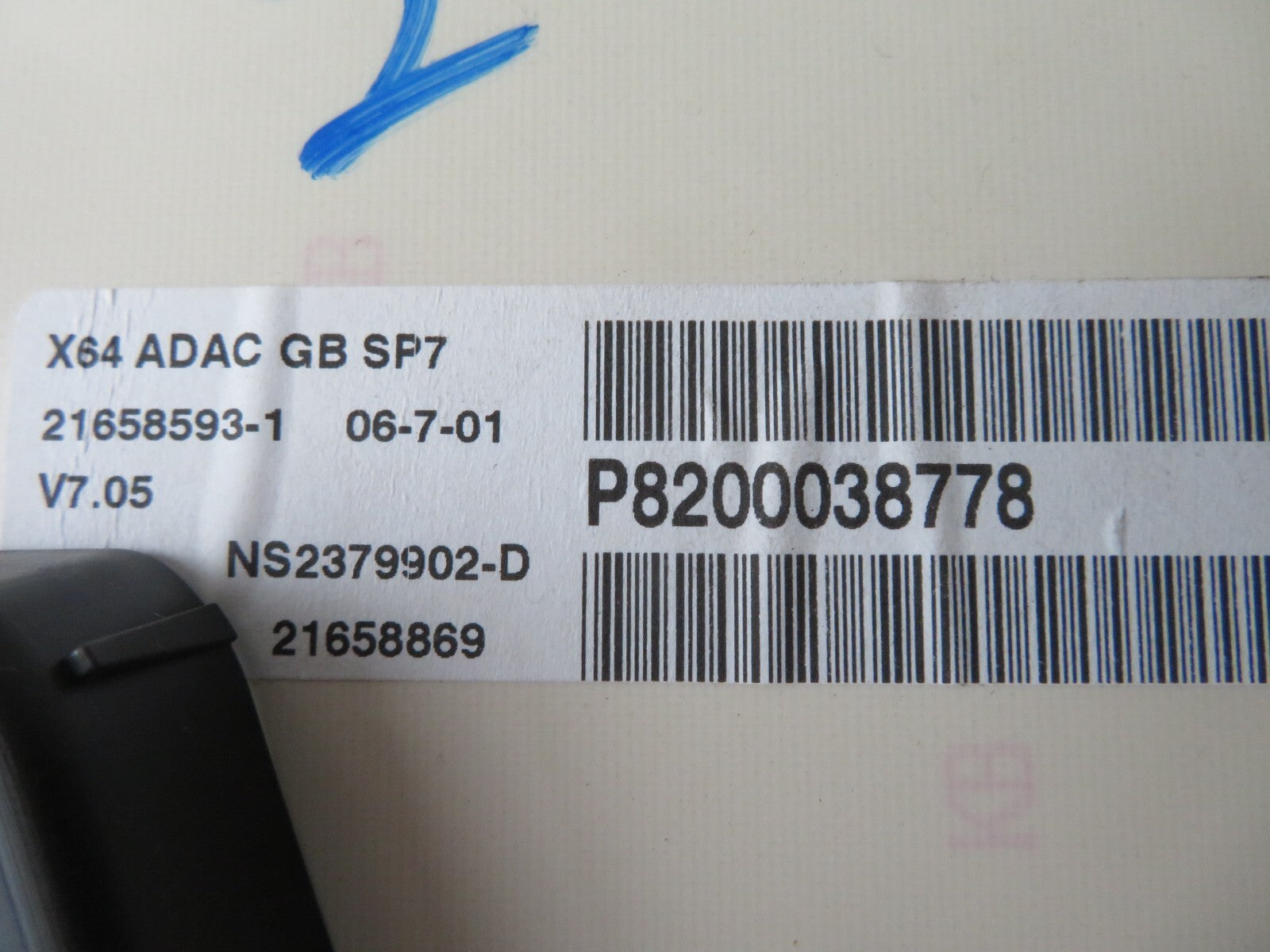 RENAULT MEGANE MK1 INSTRUMENT SPEEDO CLUSTER 8200038778 1999-2002 A1117-2