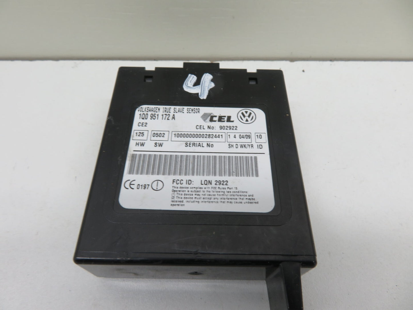 VOLKSWAGEN VW EOS ALARM SENSOR MODULE 1Q0951172A 2006-2010 1721-4