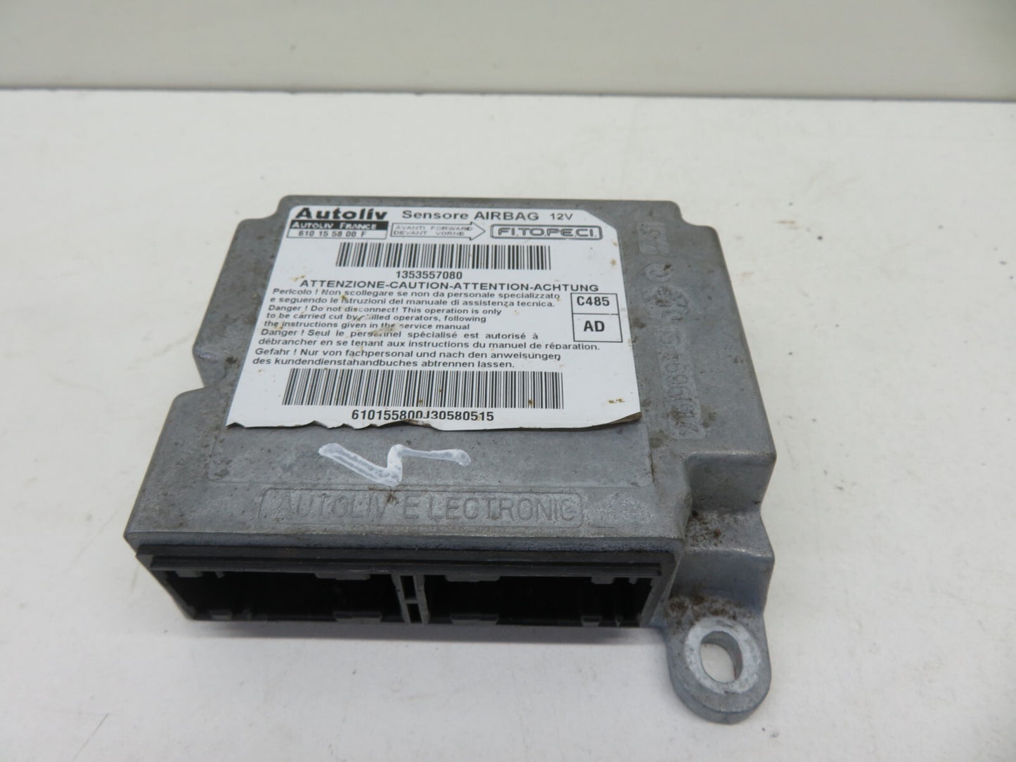 PEUGEOT BIPPER 1.4 610155800 AIR BAG CONTROL MODULE 2008-2015 1734-5