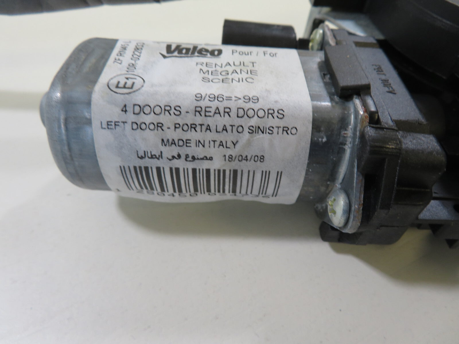 NSR LEFT REAR WINDOW REGULATOR MOTOR VALEO FITS RENAULT MEGANE SCENIC 96-01 #RST