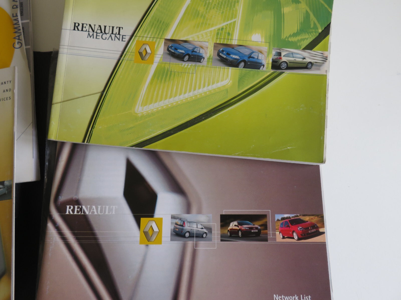 RENAULT MEGANE OWNERS MANUAL WITH FOLDER 2002-2006 HM4-14