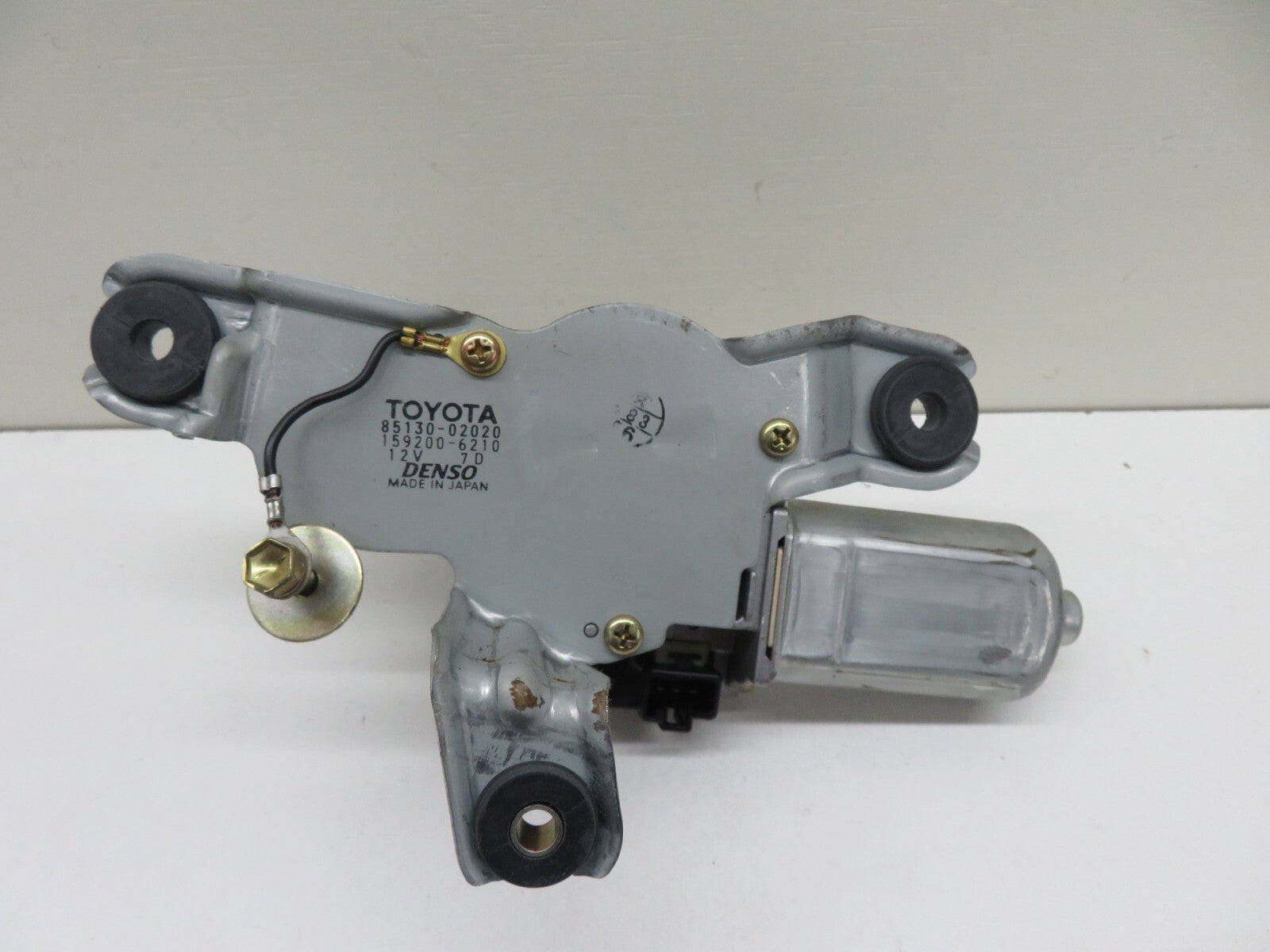 TOYOTA COROLLA REAR WIPER MOTOR 85130-02020 2002-2007 1412-9