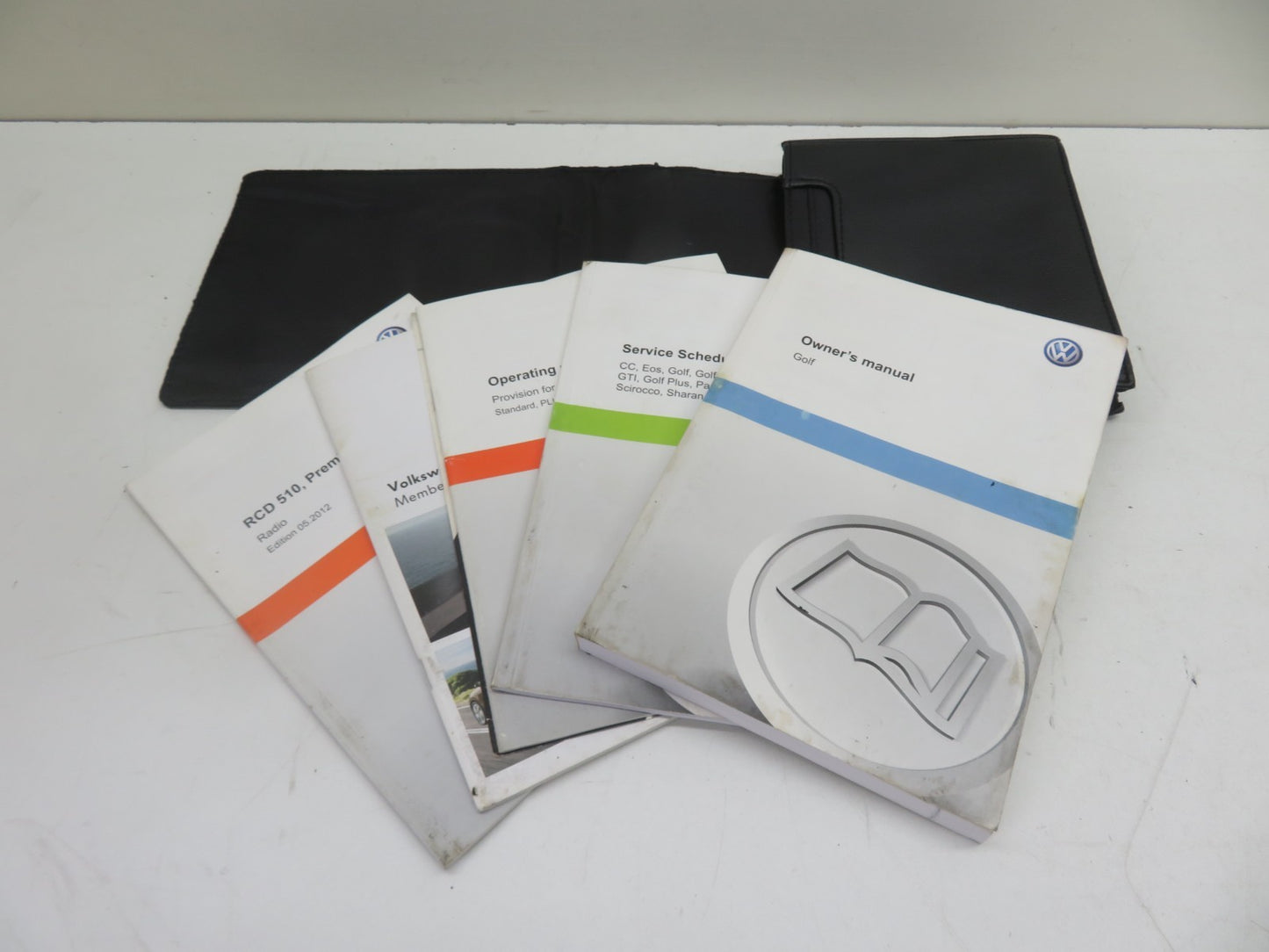VW GOLF MK6 OWNERS MANUAL WITH FOLDER 2009-2013 REF-