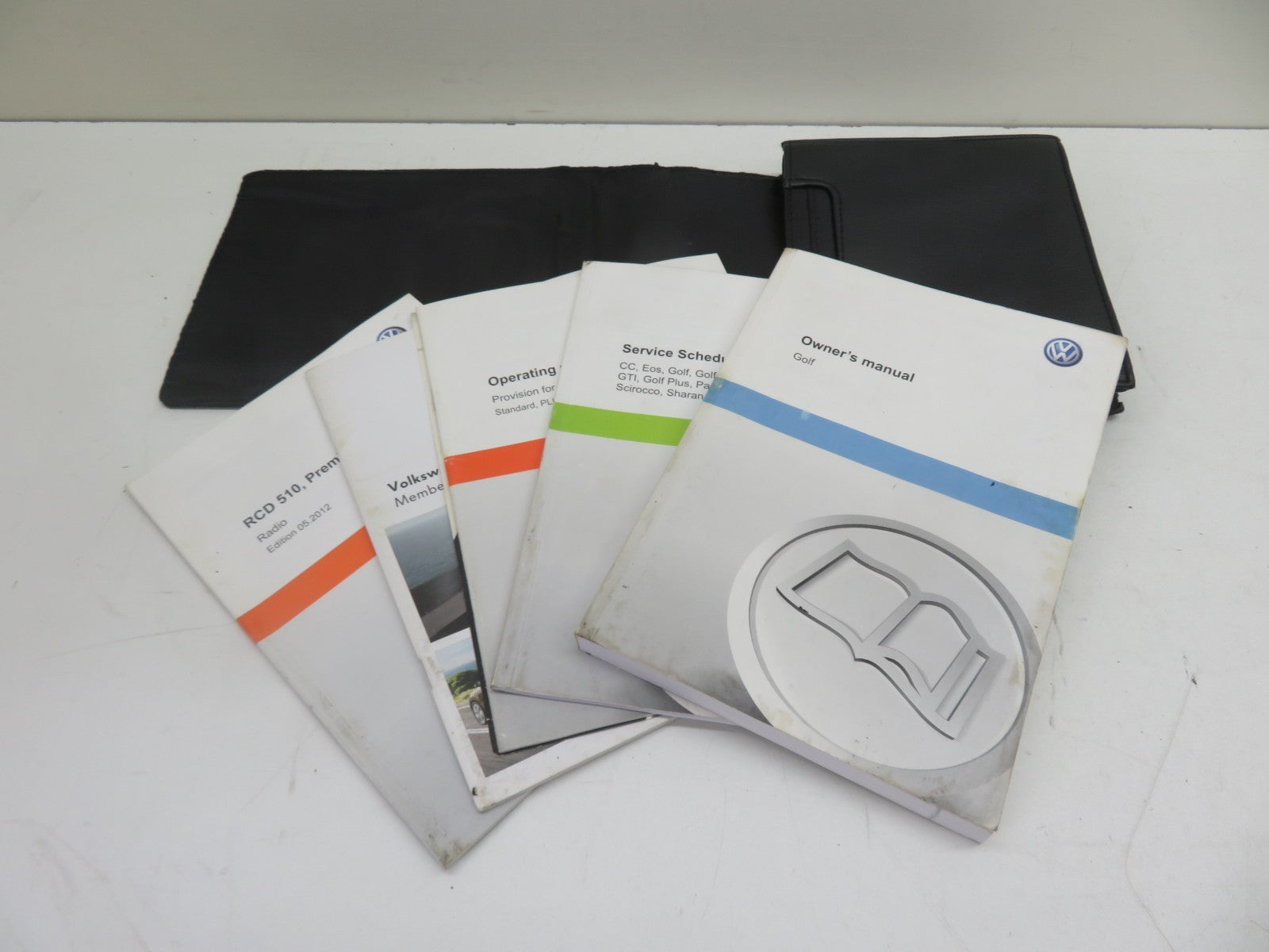 VW GOLF MK6 OWNERS MANUAL WITH FOLDER 2009-2013 REF-