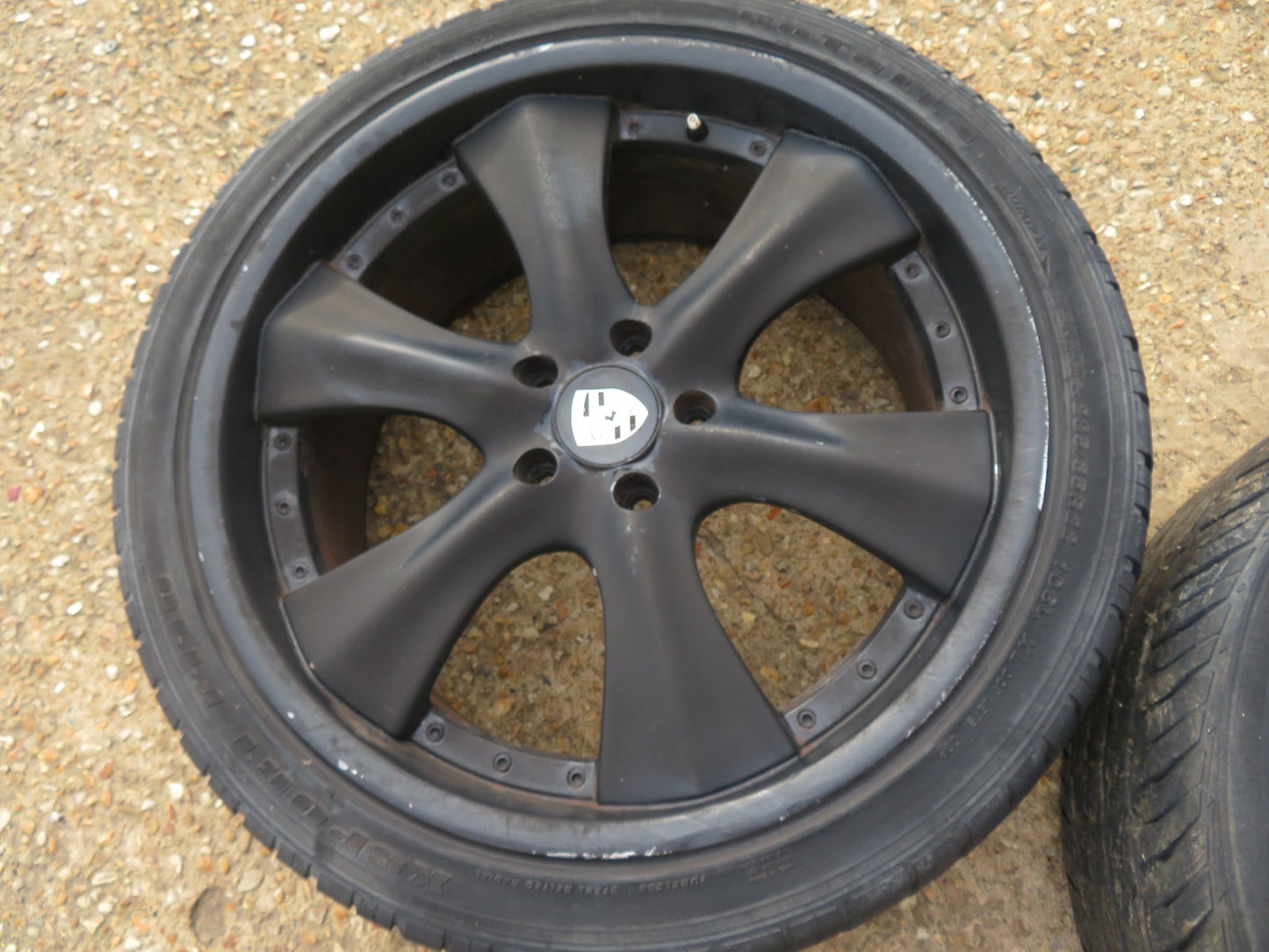 VEMIRI ARNAGE 22" ALLOY WHEELS WITH TYRES (SEE PHOTOS, NEED REFURB) 5 X 130 PCD