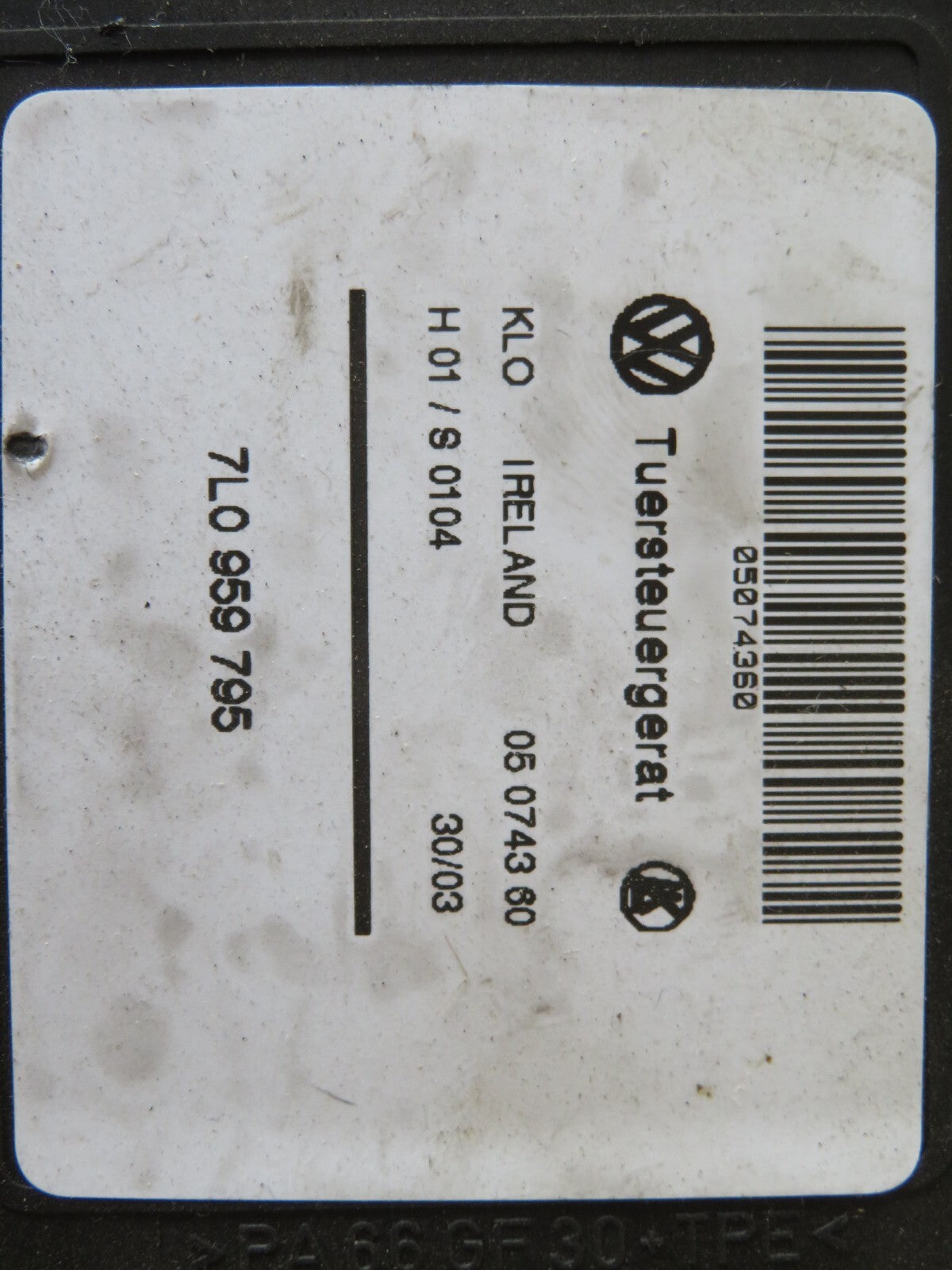 PORSCHE CAYENNE 955 NSR WINDOW MOTOR 3d2959795 2000-2004 AMS1020 SA