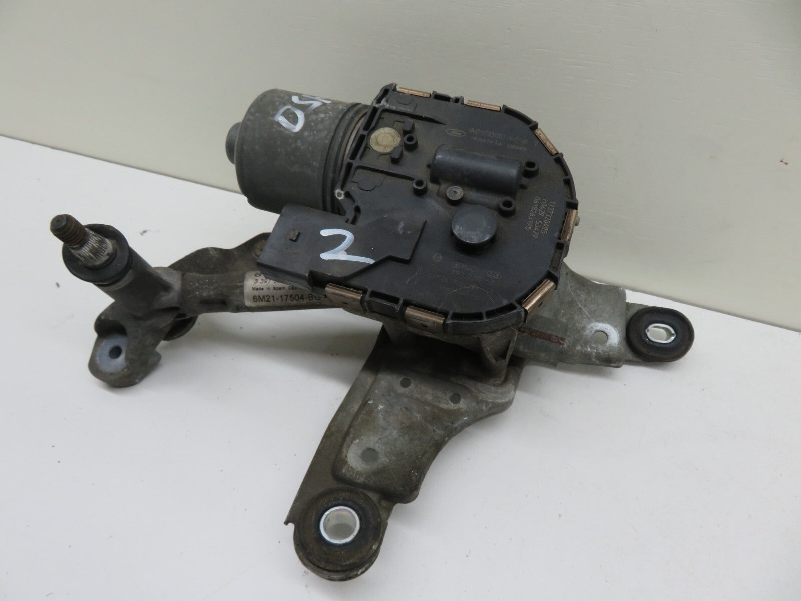 FORD SMAX OSF DRIVER FRONT WIPER MOTOR 6M21-17504-BG 2006-2010 #1437-2