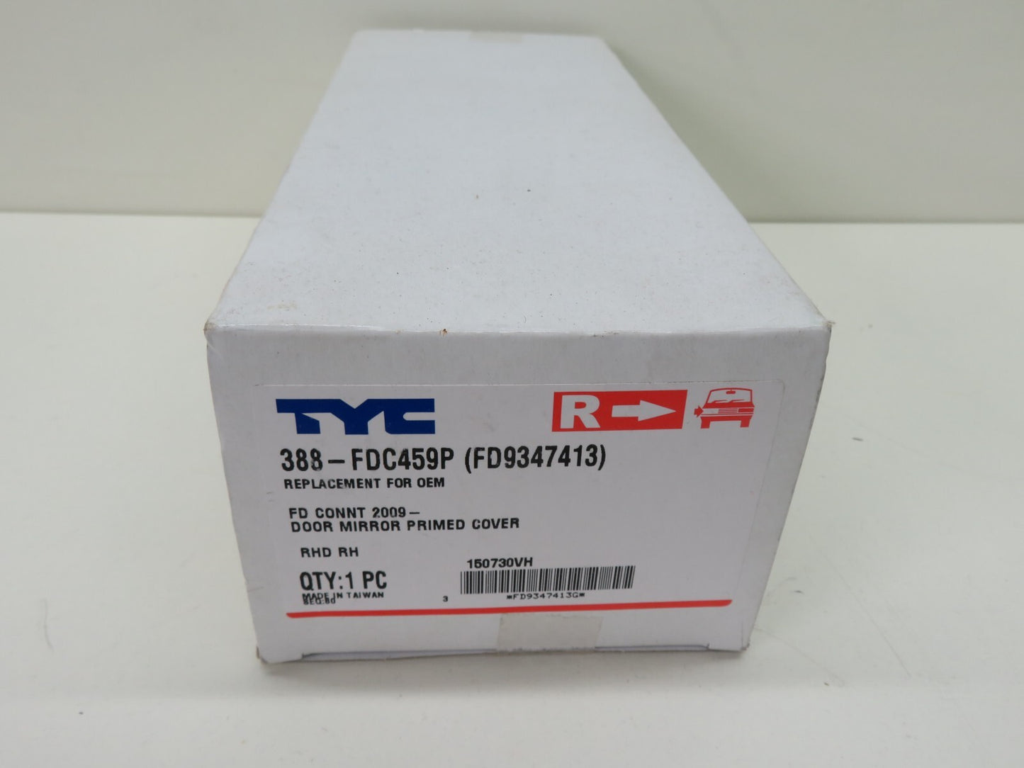 OS DRIVER DOOR WING MIRROR COVER FOR FORD CONNECT 2002-2009 FD9347413