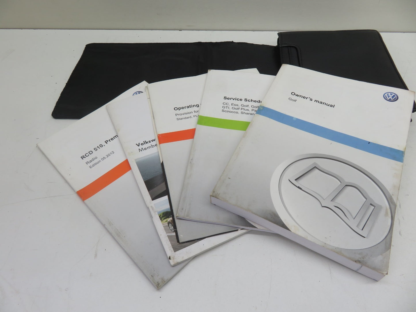 VW GOLF MK6 OWNERS MANUAL WITH FOLDER 2009-2013 REF-