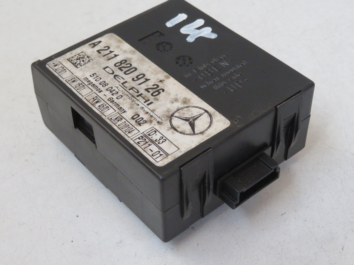 MERCEDES S CLASS W220 ALARM SENSOR CONTROL UNIT 2118209126 1998-2005 A1415-14