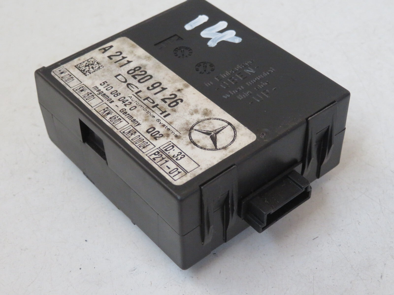 MERCEDES S CLASS W220 ALARM SENSOR CONTROL UNIT 2118209126 1998-2005 A1415-14