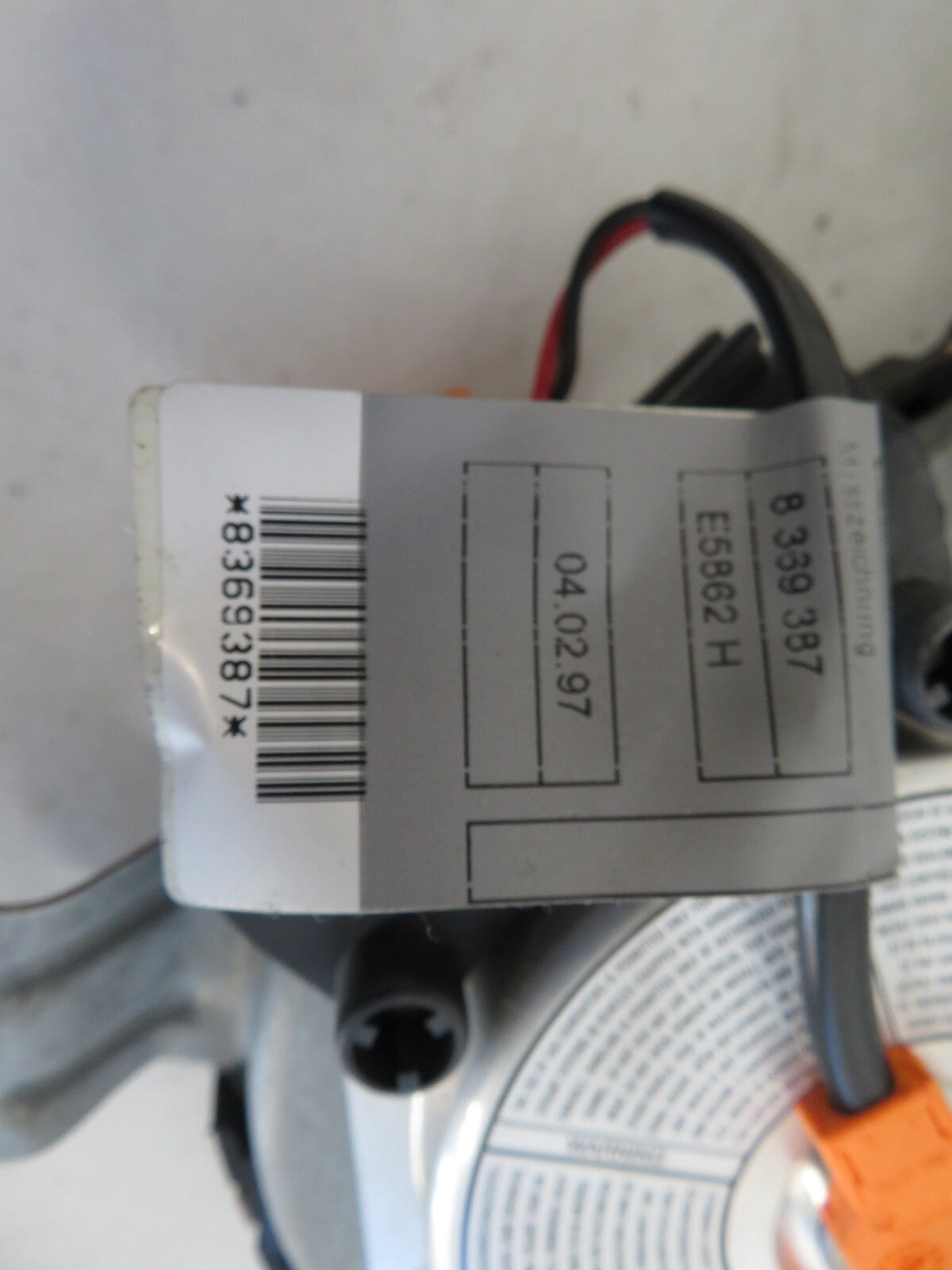 BMW 5 SERIES E39 NSF DOOR SIDE BAG MODULE 3082088058 1996-2003 1518-4