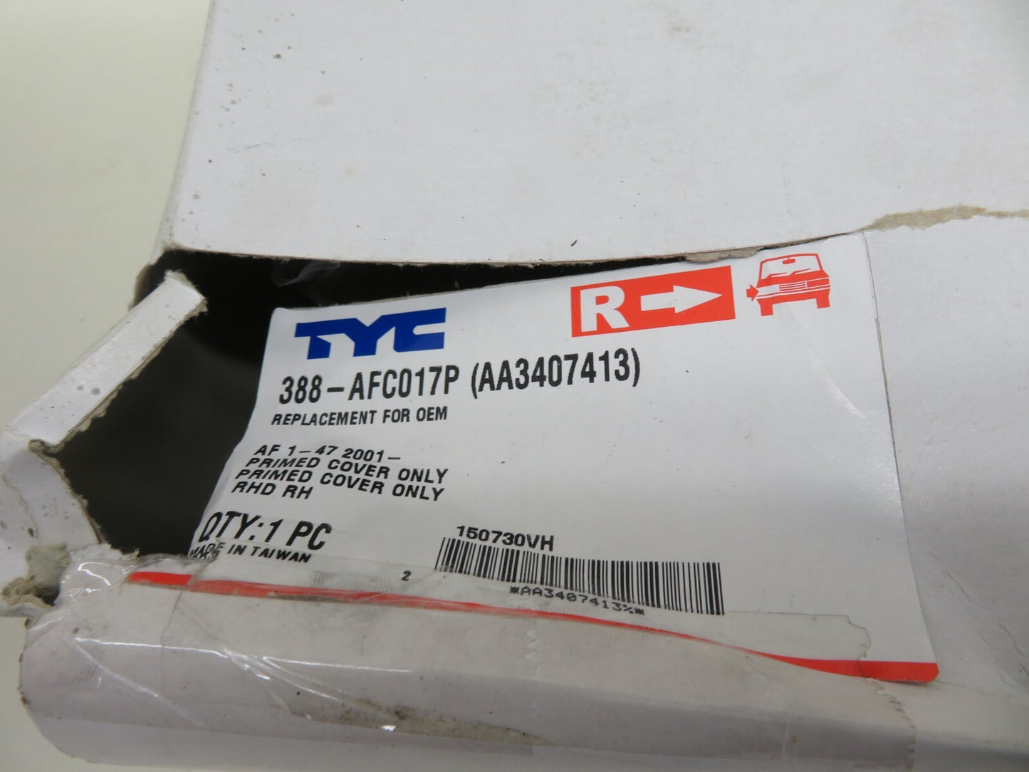 OS DRIVER DOOR WING MIRROR COVER FOR ALFA 147 AA3407413 2000-2010