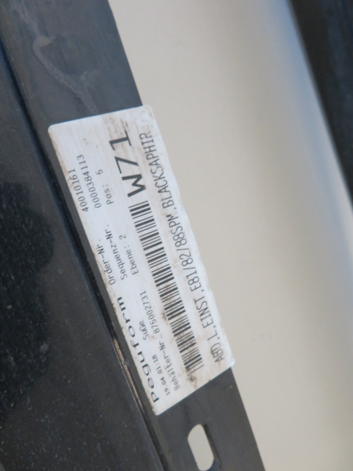 BMW 1 SERIES E82 E88 M SPORT SIDE SKIRTS PAIR BLACK 2005-2011 (SEE PHOTOS)