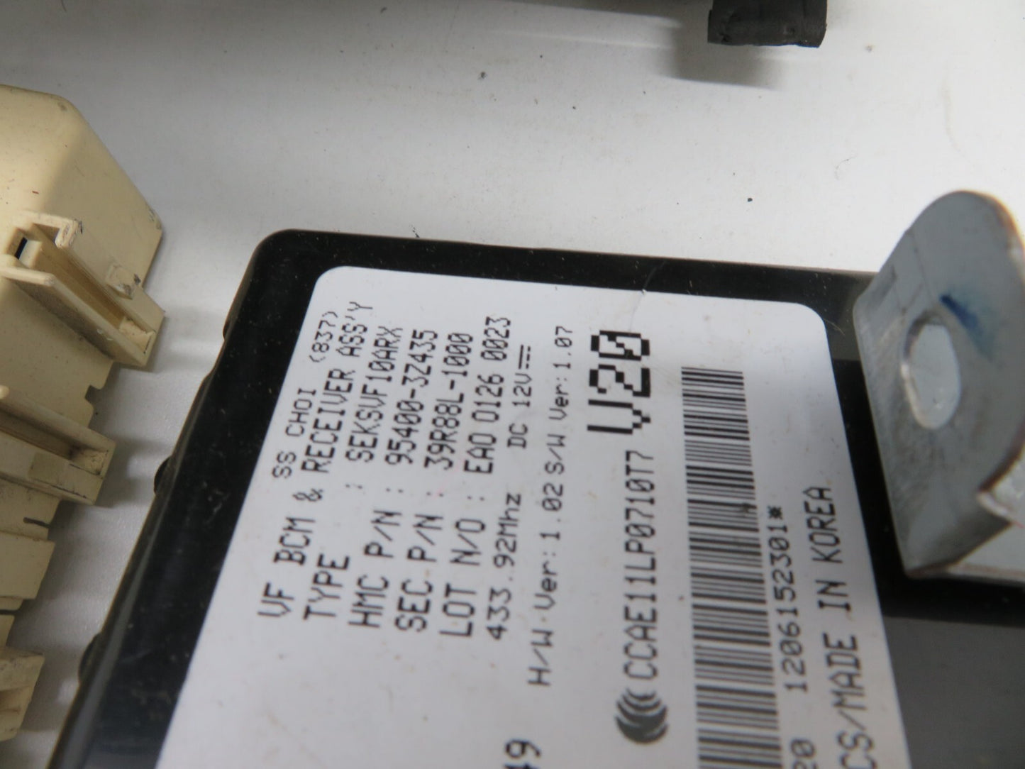 HYUNDAI I40 1.7 CRDI DIESEL ENGINE ECU KIT 39120-2A208 2011-2015 A583-1