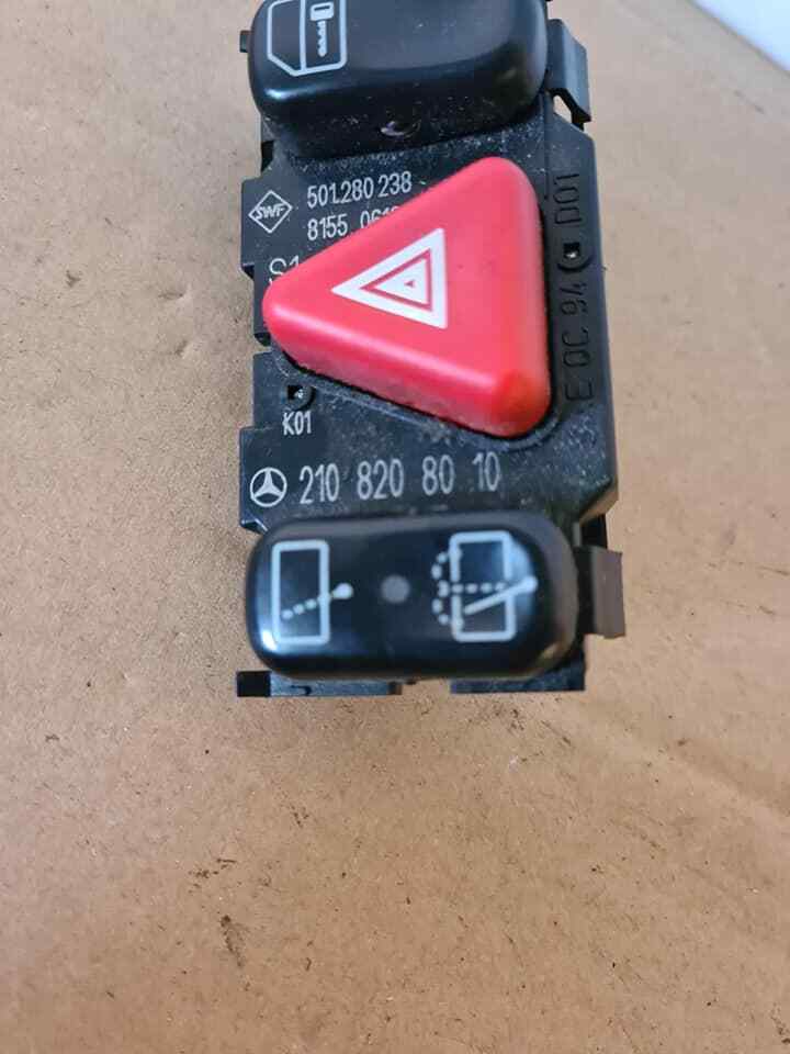 MERCEDES-BENZ E CLASS W210 HAZARD SWITCH REAR WASH WIPE 2108208010 1998