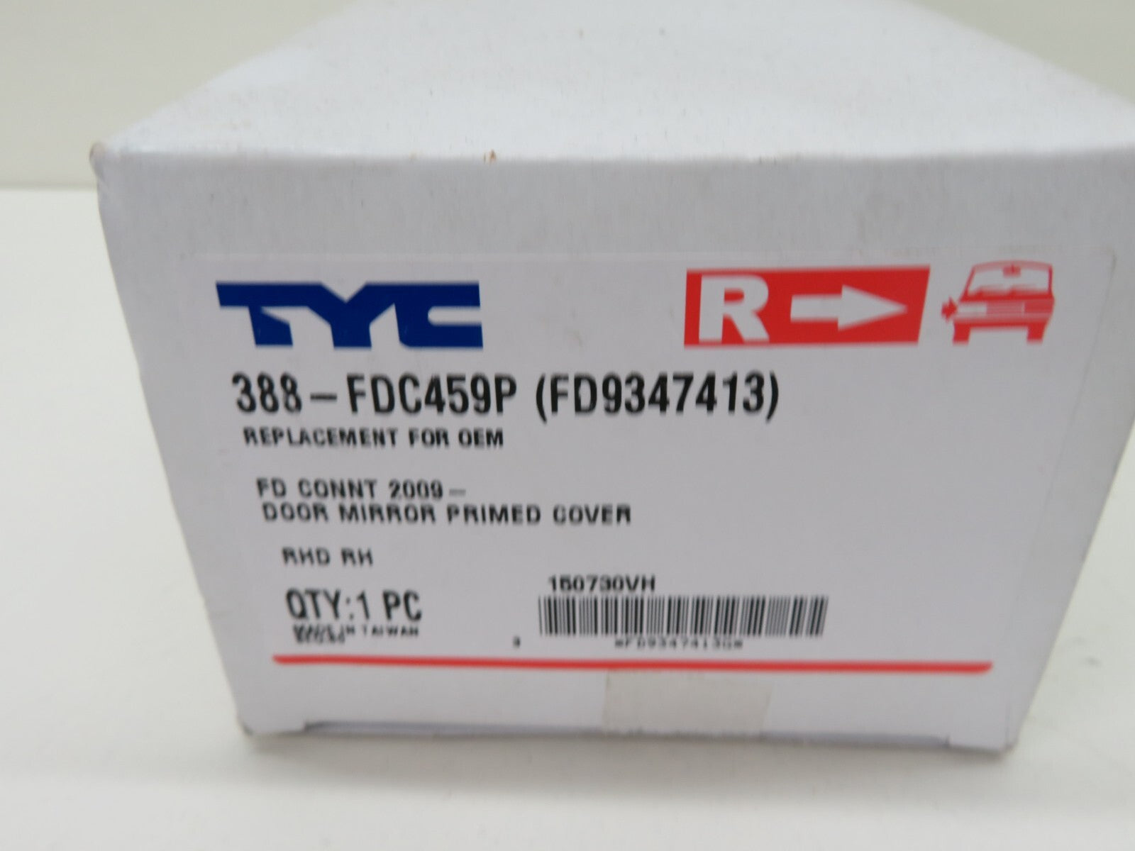 OS DRIVER DOOR WING MIRROR COVER FOR FORD CONNECT 2002-2009 FD9347413