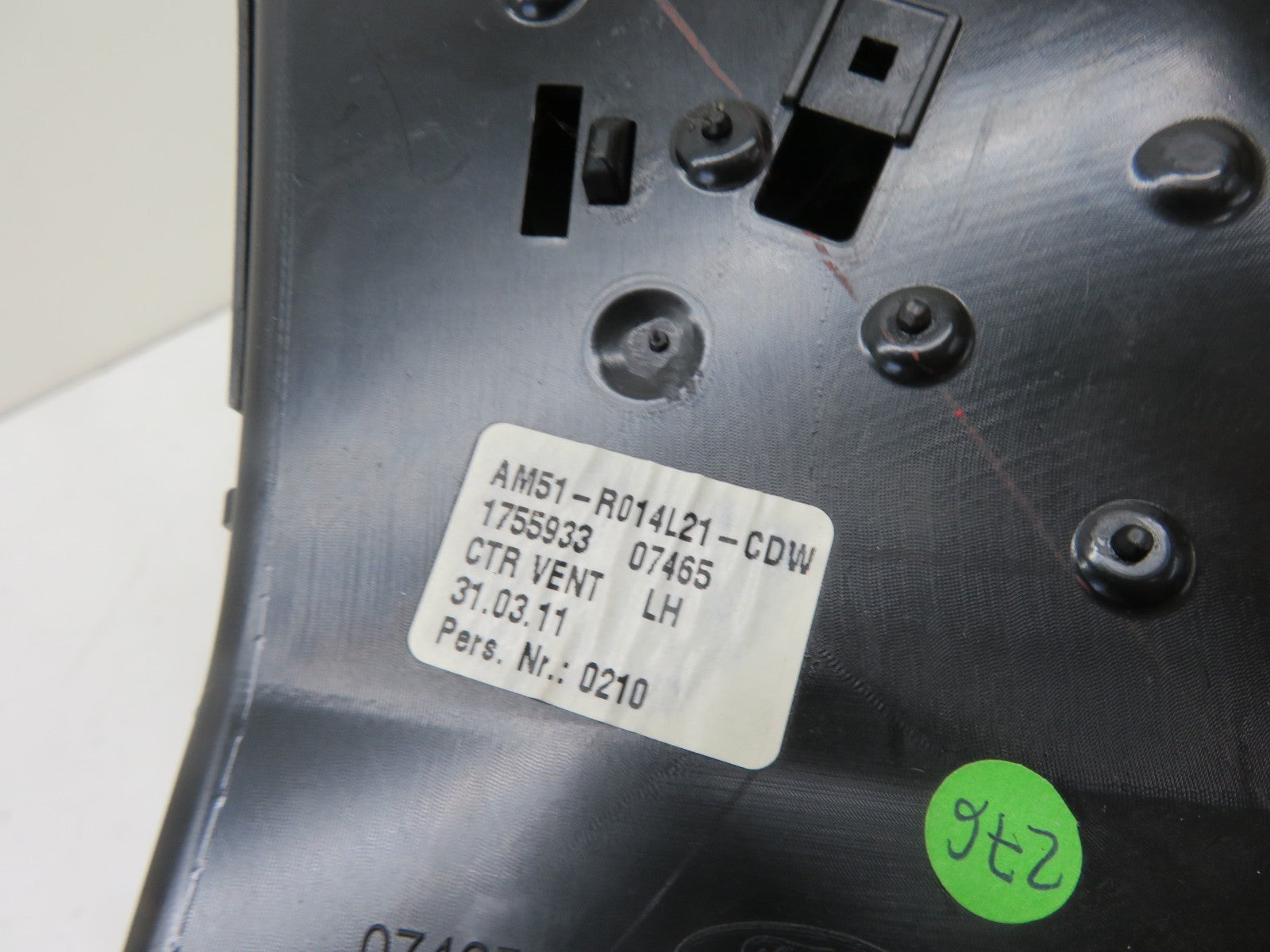 FORD C MAX NS PASSENGER CENTER DASHBOARD AIR VENT 2011-2015 1691-6