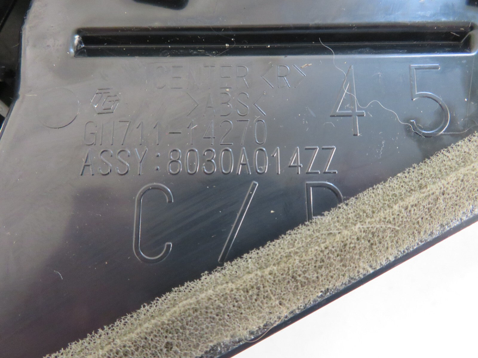 PEUGEOT 4007 DASHBOARD CENTER RIGHT AIR VENT GN711-14270 2007-2012 1603-6