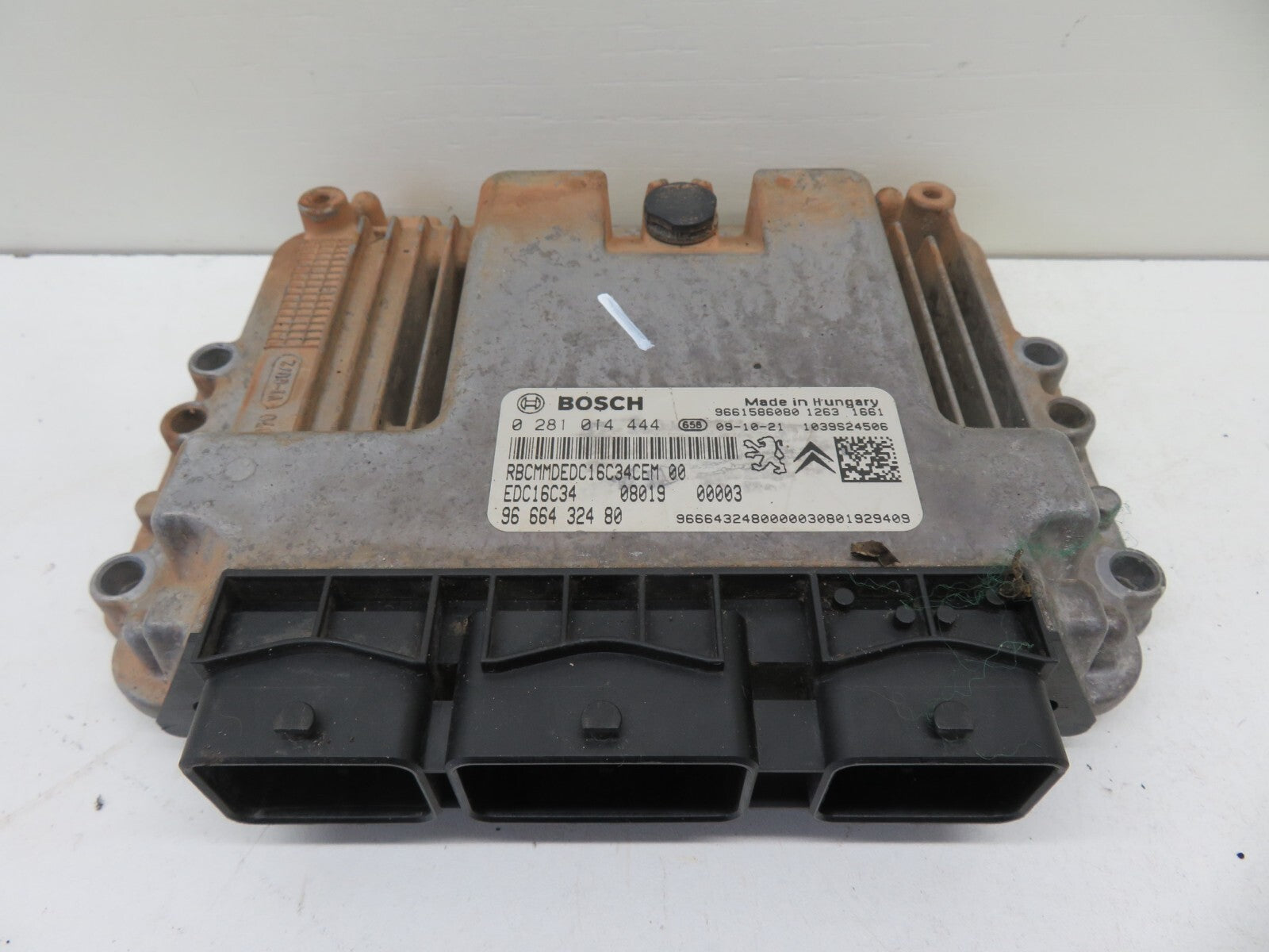 PEUGEOT BIPPER ENGINE CONTROL ECU 1.4 9666432480 2008-2015