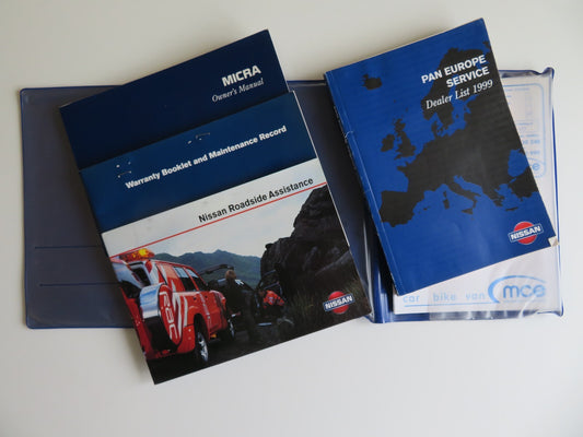 NISSAN MICRA OWNERS MANUAL WITH FOLDER 1997-2003 HM3-2
