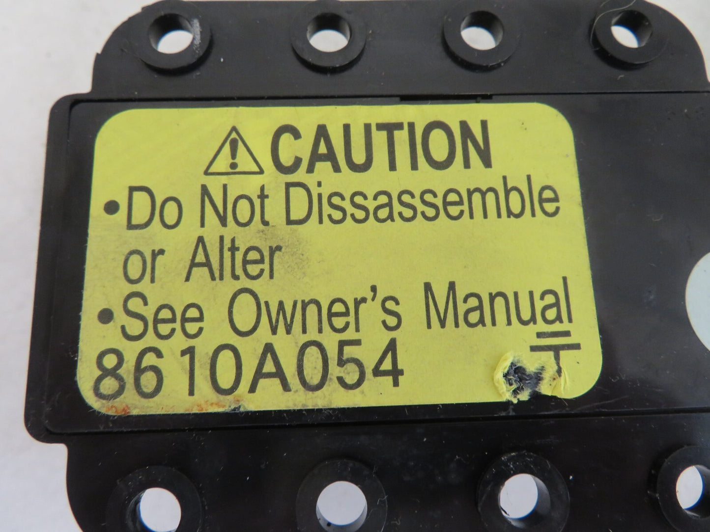 PEUGEOT 4007 PASSENGER AIR BAG ON OFF SWITCH 8610A054 2007-2012 1452-7