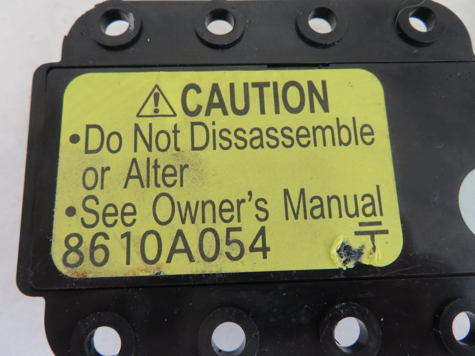 PEUGEOT 4007 PASSENGER AIR BAG ON OFF SWITCH 8610A054 2007-2012 1452-7