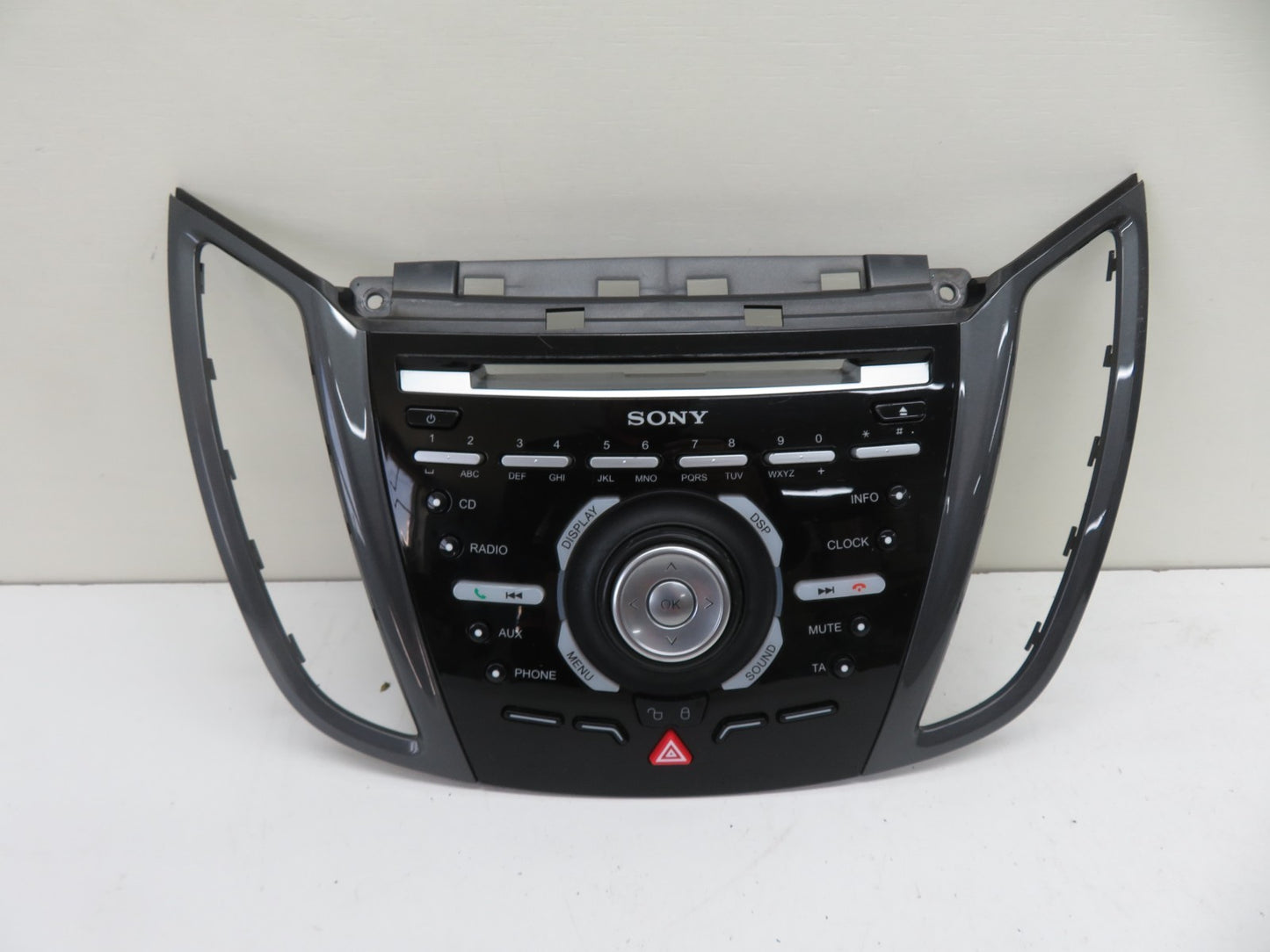 FORD C MAX RADIO CONTROL FASCIA TRIM SONY AM5T-18K811-DF37CE 2011-2015 1691-2