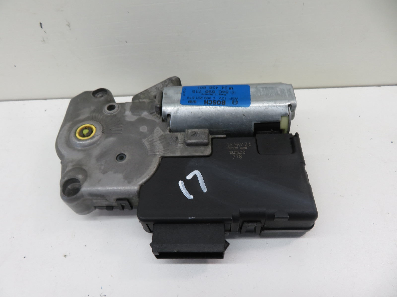 VAUXHALL ZAFIRA A SUNROOF MOTOR 24436601 1999-2005 1353-17