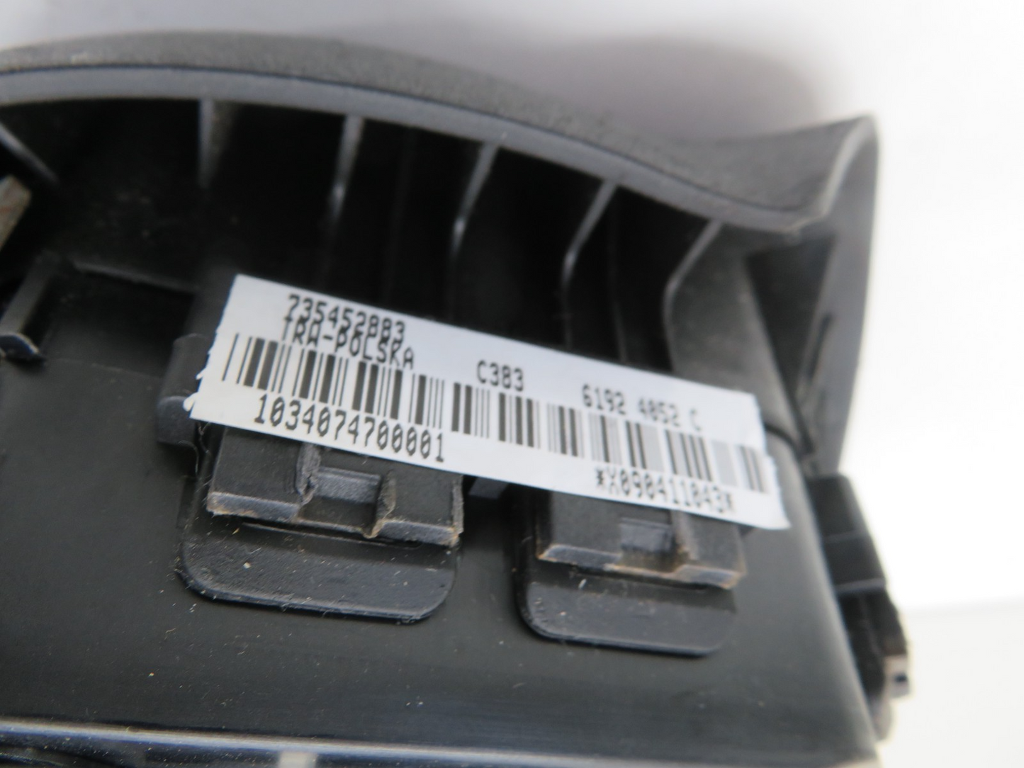 FIAT 500 STEERING WHEEL AIR BAG 735452883 2010-2013 1609-3