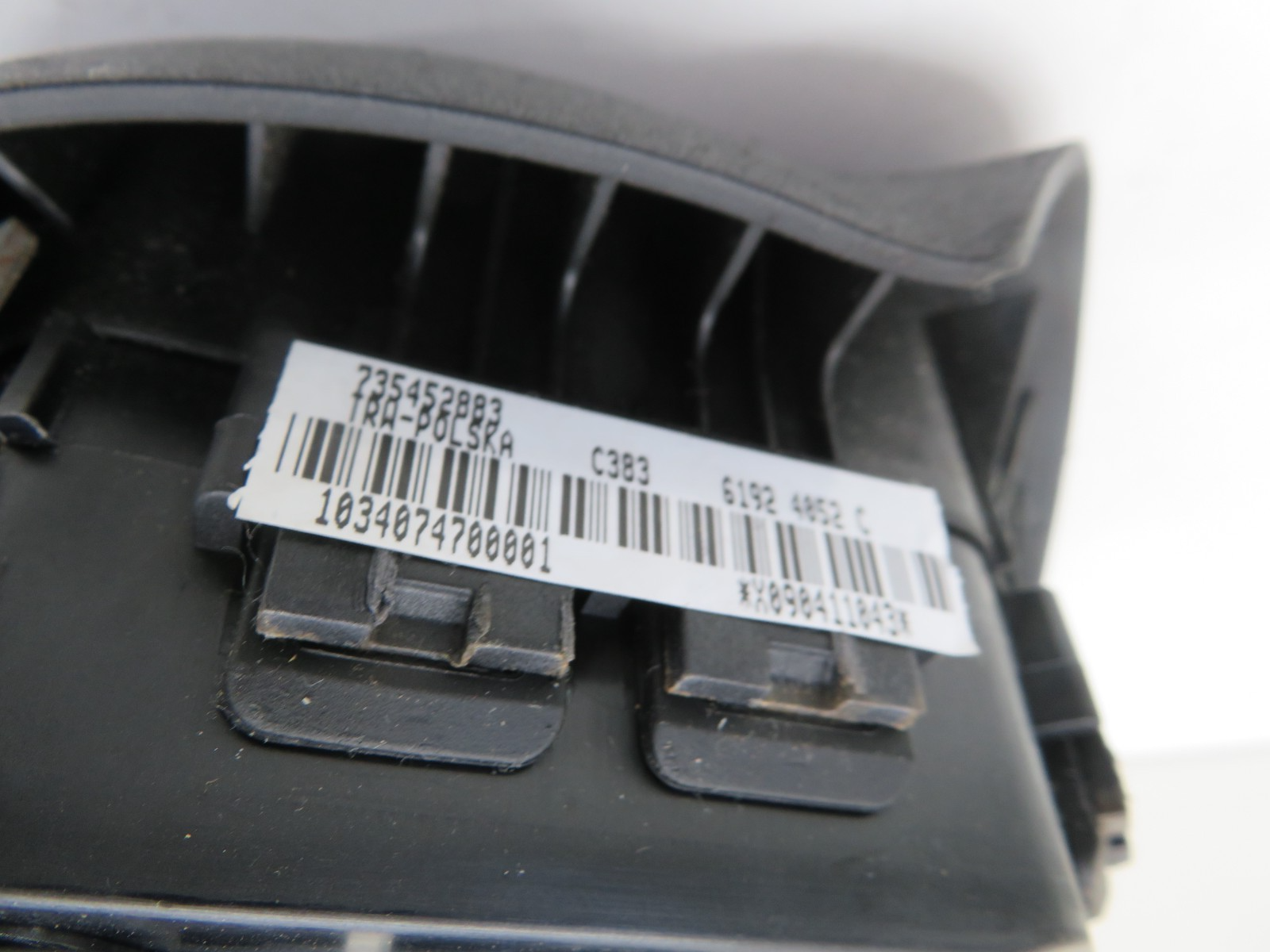 FIAT 500 STEERING WHEEL AIR BAG 735452883 2010-2013 1609-3