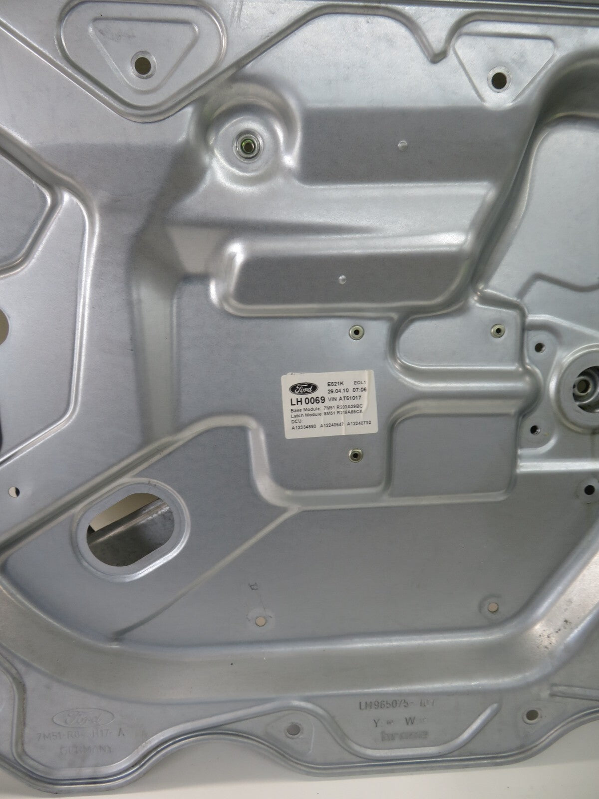 FORD C-MAX NSF ELECTRIC WINDOW REGULATOR LH0069 (NO MOTOR) 2006-2010