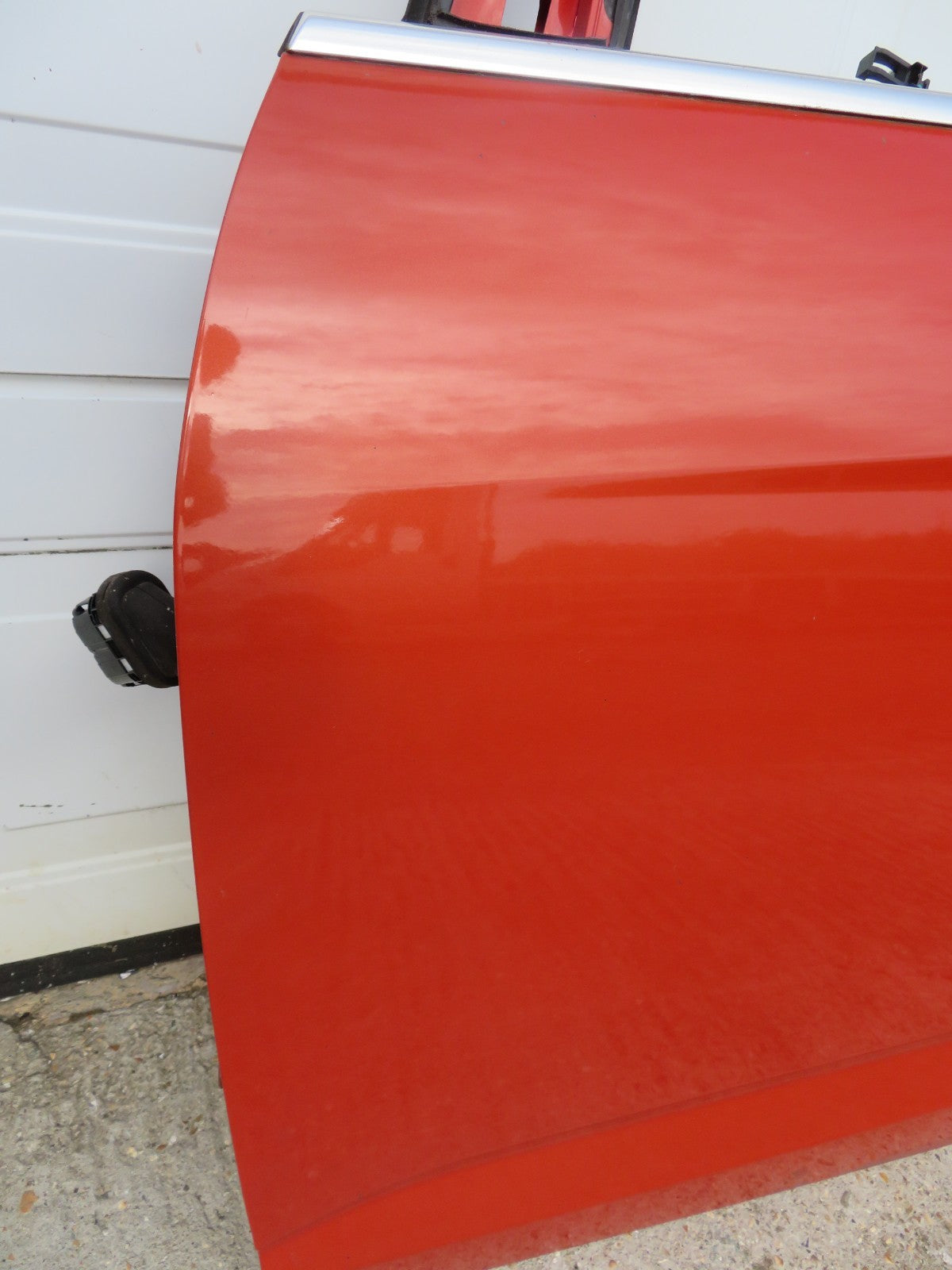 FORD CMAX C MAX NSF PASSSENGER FRONT DOOR IN ORANGE 2010-2015 (SEE PHOTOS)