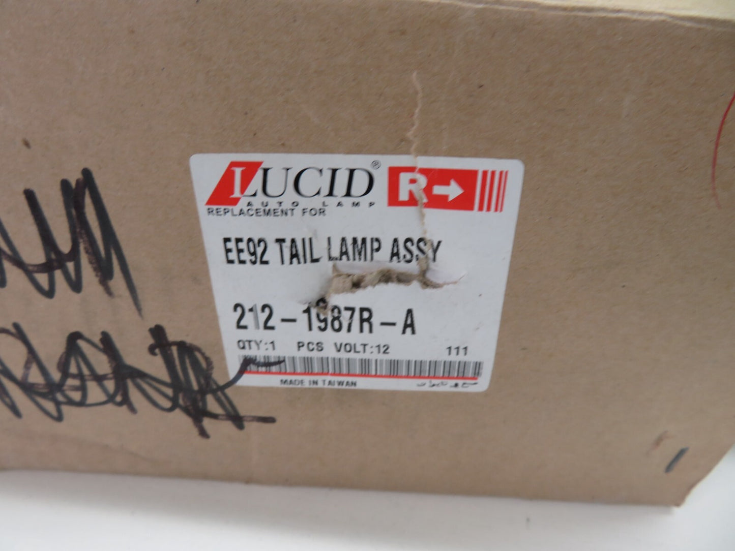 OS DRIVER REAR TAIL LIGHT FOR TOYOTA COROLLA AE92 1987-1994 #RBS