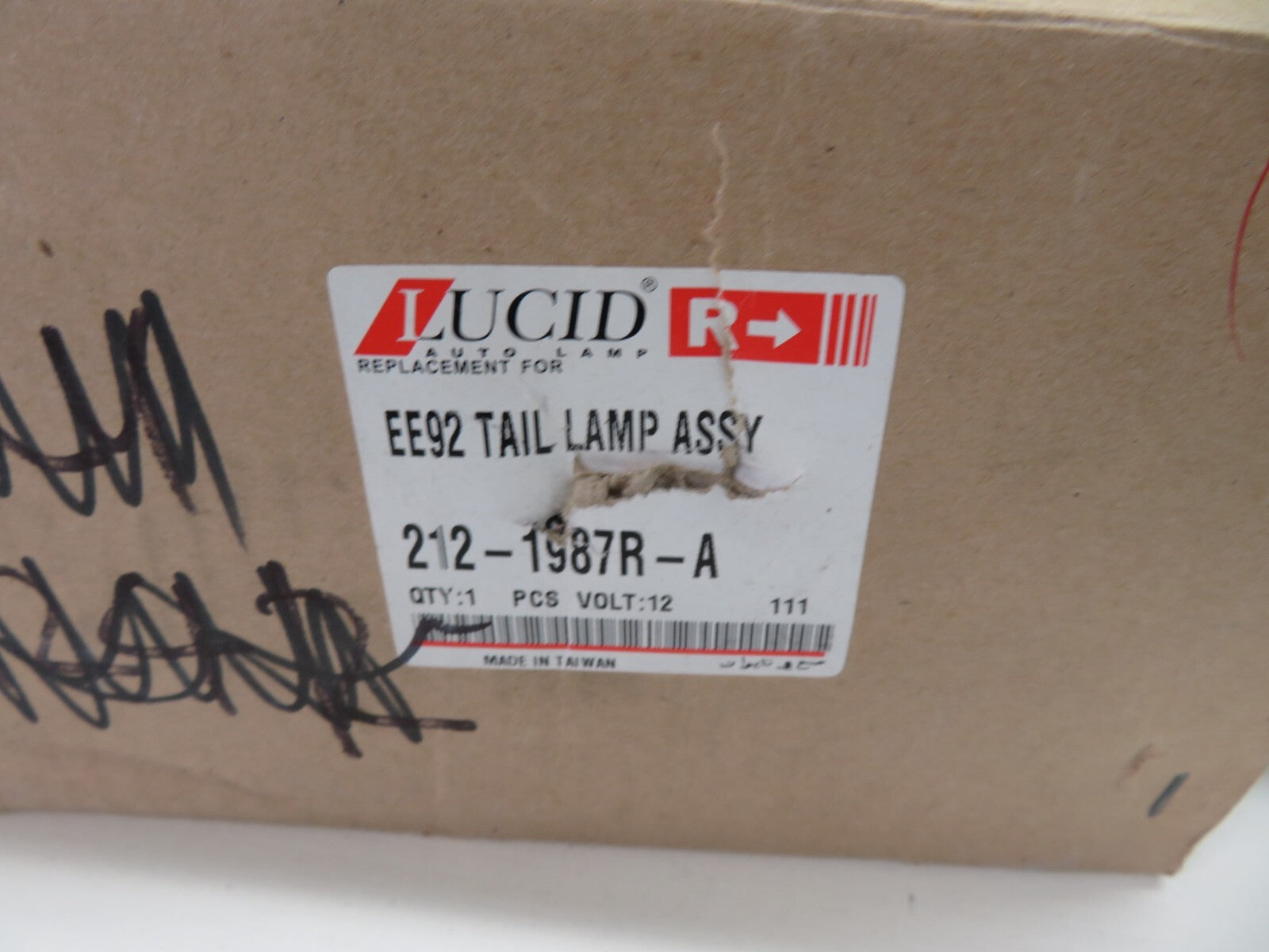 OS DRIVER REAR TAIL LIGHT FOR TOYOTA COROLLA AE92 1987-1994 #RBS