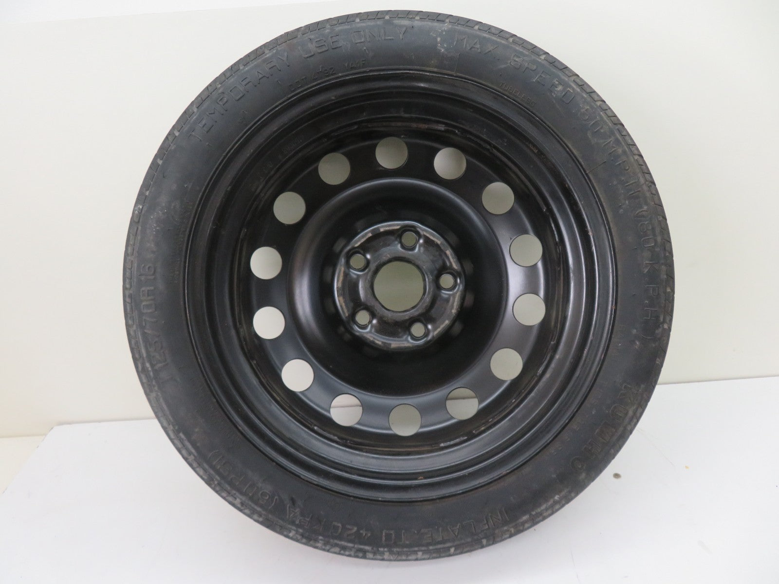 VOLKSWAGEN VW GOLF MK6 R16 16" SPARE WHEEL SPACE SAVER 2009-2013