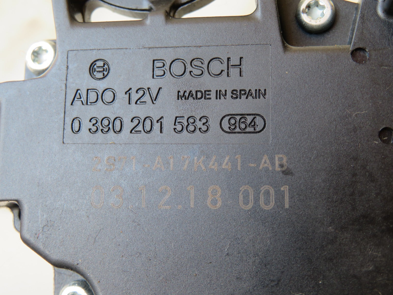 FORD MONDEO MK3 HATCHBACK REAR WIPER MOTOR 2S71-A17K441-AB 2001-2007 RA04