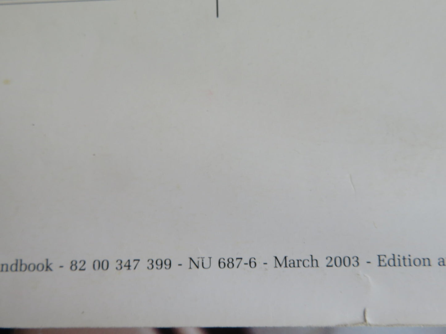 RENAULT MEGANE OWNERS MANUAL WITH FOLDER 2002-2006 HM4-14