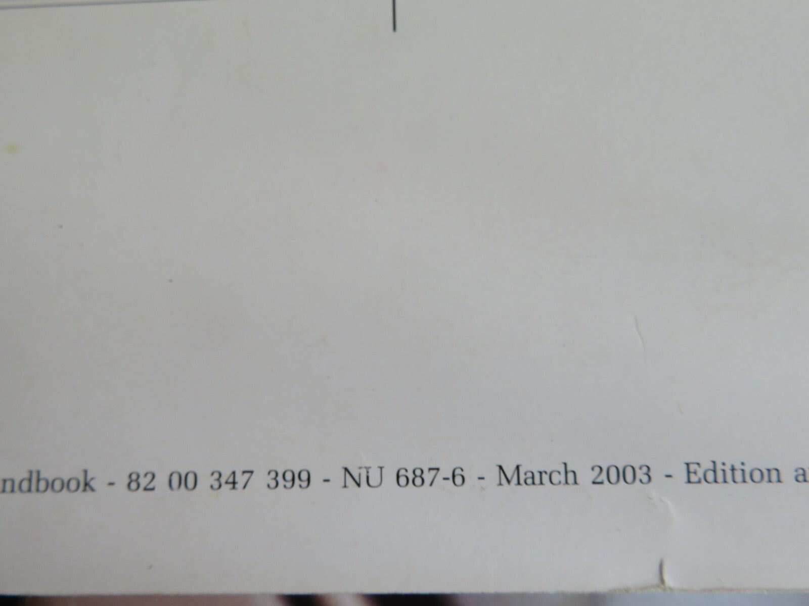 RENAULT MEGANE OWNERS MANUAL WITH FOLDER 2002-2006 HM4-14