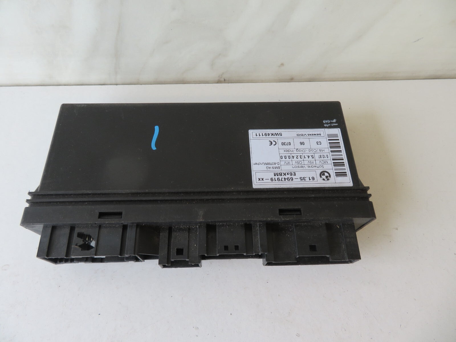 BMW 5 SERIES E60 BCM GATEWAY CONTROL MODULE 6947919 2004-2007 AMS124 SA