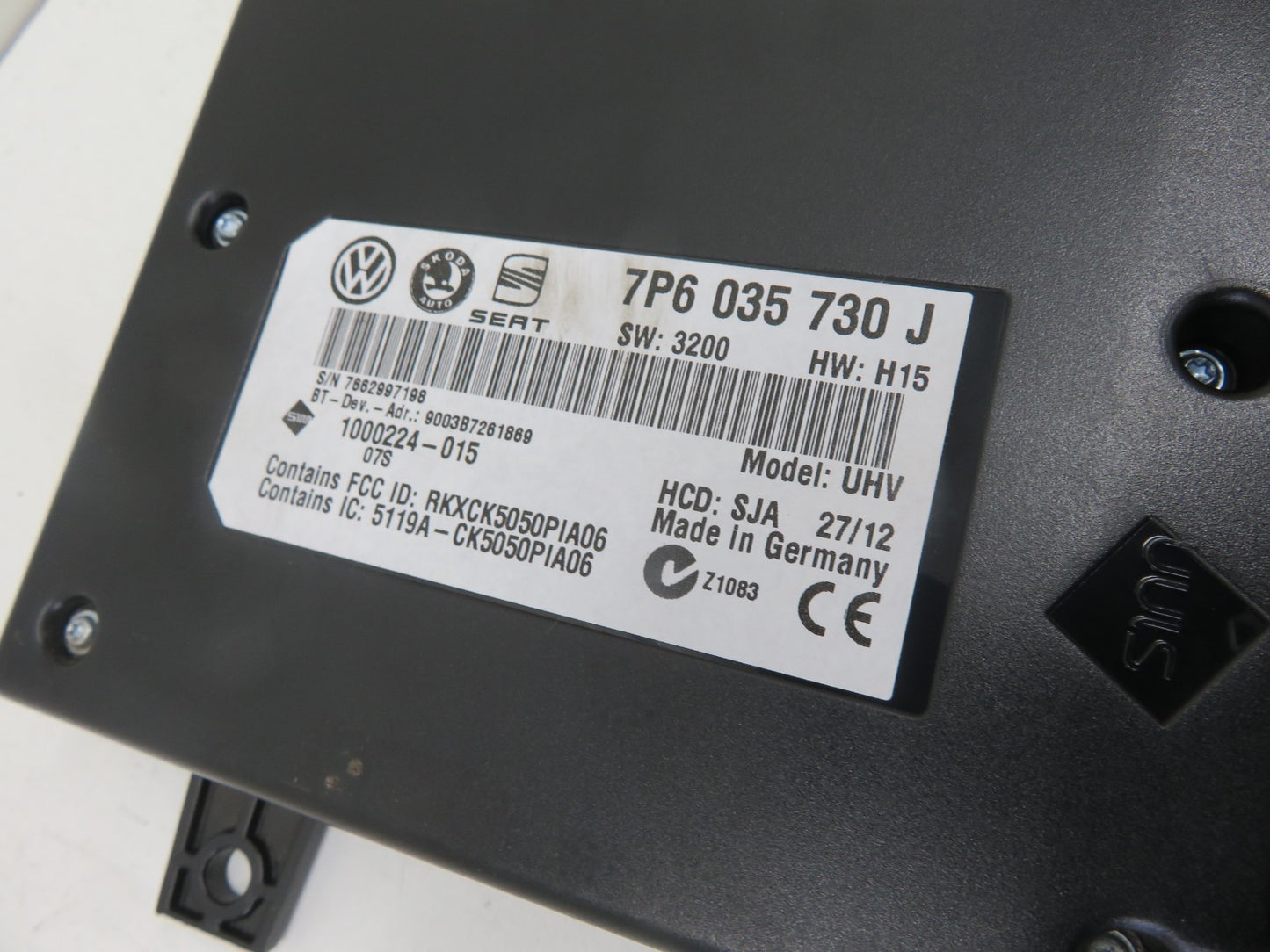 VW GOLF MK6 2.0 TDI ENGINE ECU 7P6035730J 2009-2013 1500-10