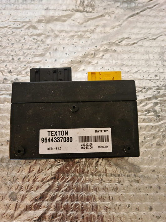 PEUGEOT 206CC ROOF CONTROL ECU 9644337080 2003-2007 A71